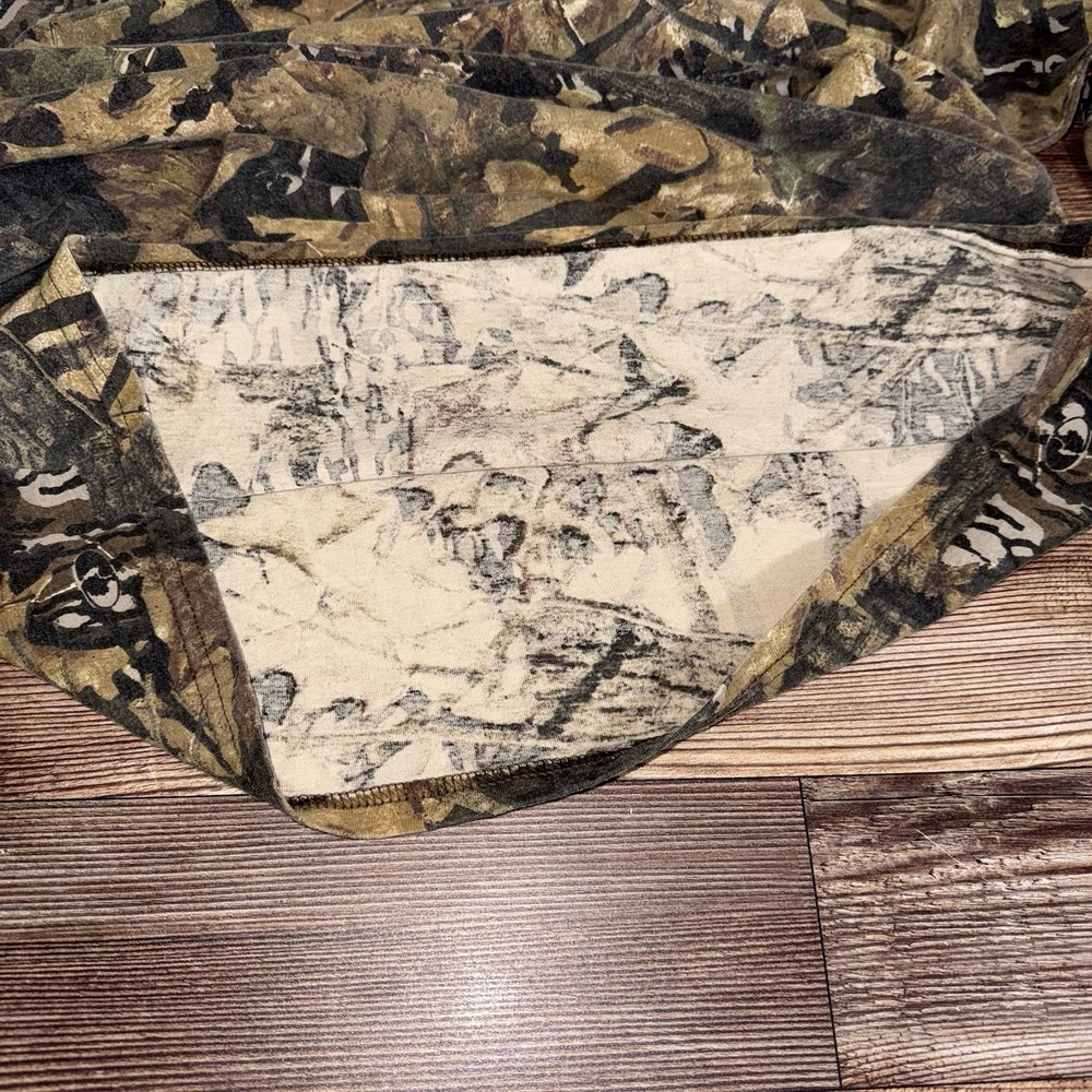 Jerzees Vintage Camo Shirt Mens Size XL 90s Outdoors Mossy Oak Break Up Y2K - Picture 7 of 8